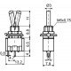Тумблер MTS-111 (ON)-OFF 2Пол. *2Конт.