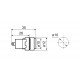 Сигнальна арматура AD22E-10DS зелена 220V АC