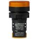 Сигнальна арматура AD22-22DS жовта 12V АC/DC