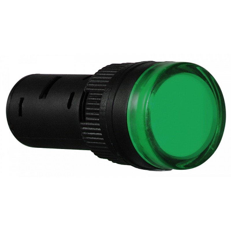 Сигнальна арматура AD16-16DS зелена 24V АC/DC
