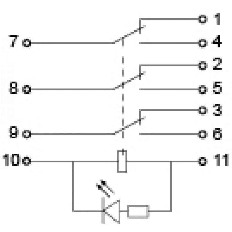 Реле МY3 (AC 12 V)