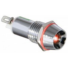 Сигнальна арматура AD22C-10 червона 24V AC/DC