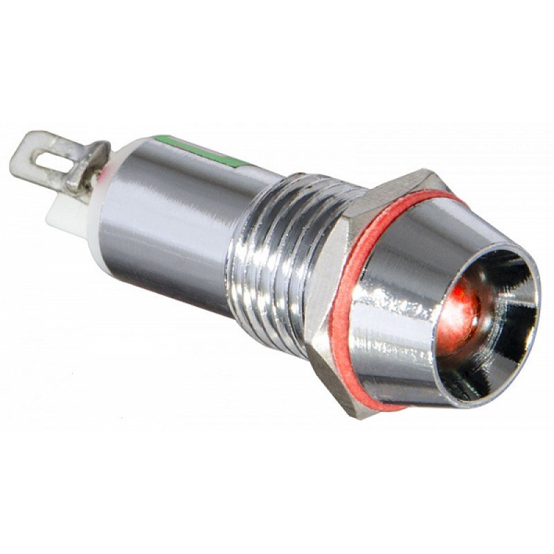 Сигнальна арматура AD22C-10 червона 24V AC/DC