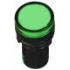 Сигнальна арматура AD22-22DS зелена 12V АC/DC