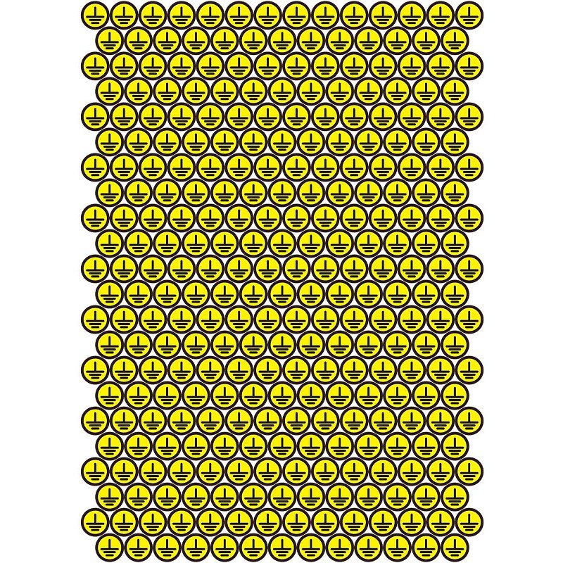 Знак "заземлення" (на аркуші 297 шт)
