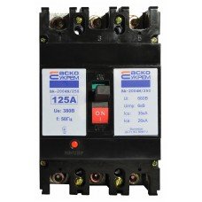 Автоматичний вимикач УКРЕМ ВА-2004N/250 3р 125А АСКО