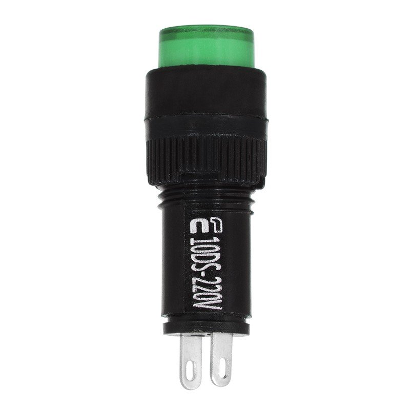 Сигнальна арматура AD22E-10DS зелена 220V АC