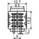 Тумблер MTS-203 ON-OFF-ON 3Пол. *6Конт.