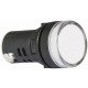 Сигнальна арматура AD22-22DS біла 12V АC/DC
