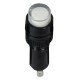 Сигнальна арматура AD22E-8DS біла 24V АC/DC
