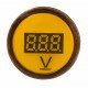 Цифровий вимірювач напруги AD22-22DVM DC 5-30В (жовтий)