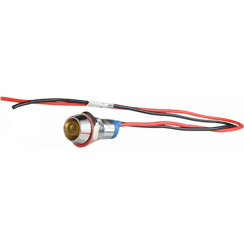 Сигнальна арматура AС22C-8 жовта 24V AC/DC