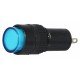 Сигнальна арматура AD22E-12DS синя 220V АC