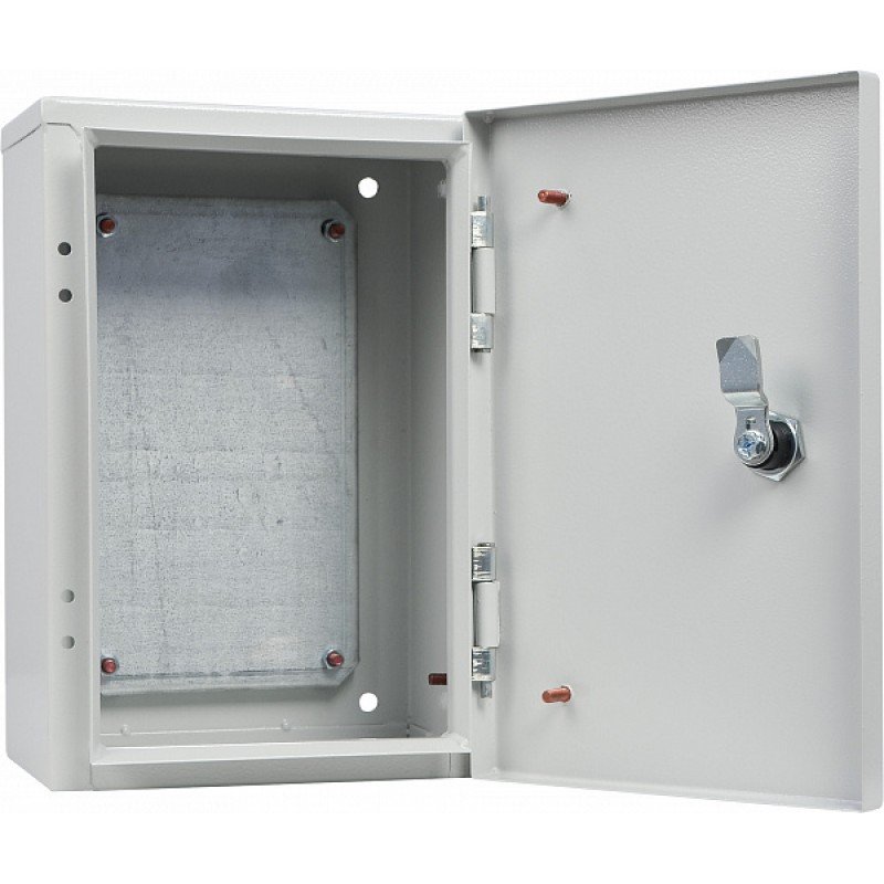 Корпус з монтажною панеллю металевий 30*20*15, IP31, серії UBox