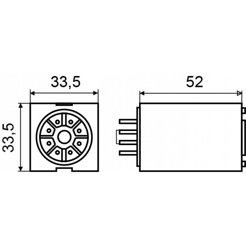 Реле МK3P (DC 24 V)