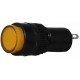 Сигнальна арматура AD22E-10DS жовта 220V АC