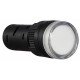 Сигнальна арматура AD16-16DS біла 24V АC/DC