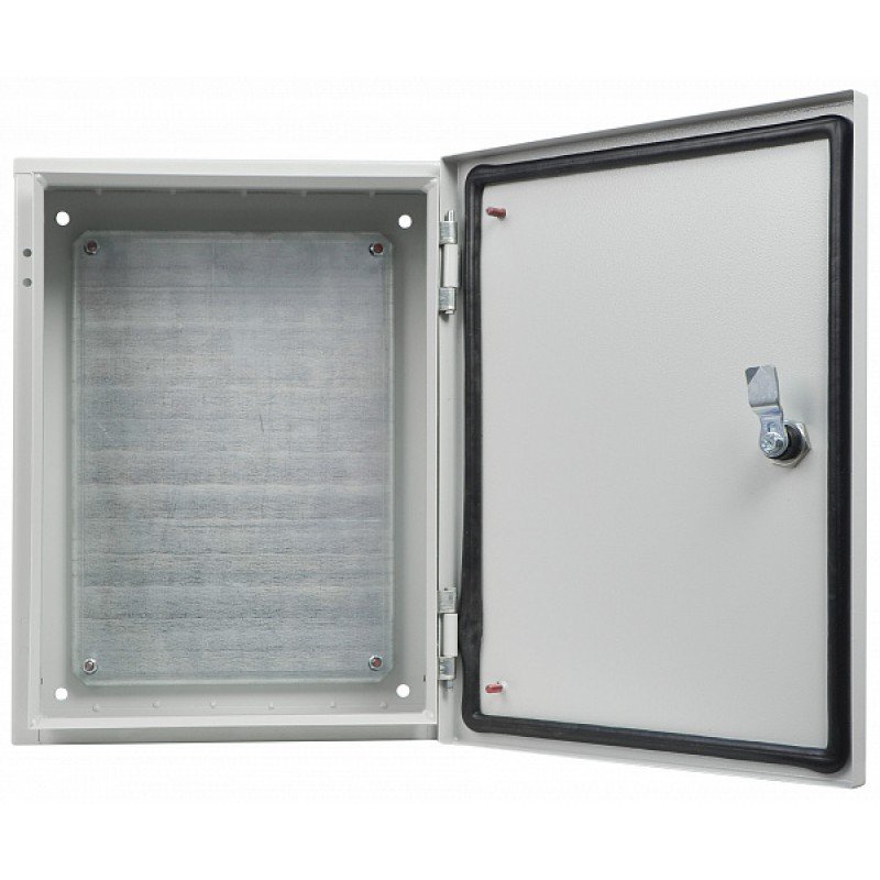 Корпус з монтажною панеллю металевий 40*30*15, IP54, серії UBox