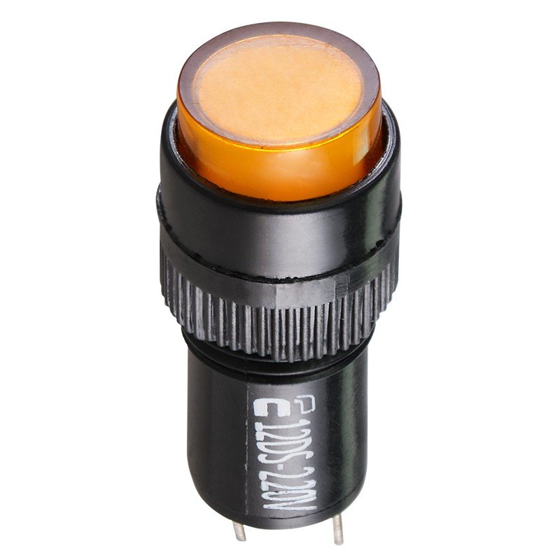 Сигнальна арматура AD22E-12DS жовта 220V АC