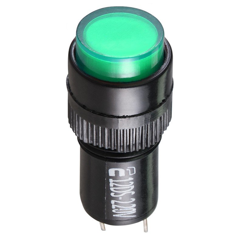 Сигнальна арматура AD22E-12DS зелена 220V АC