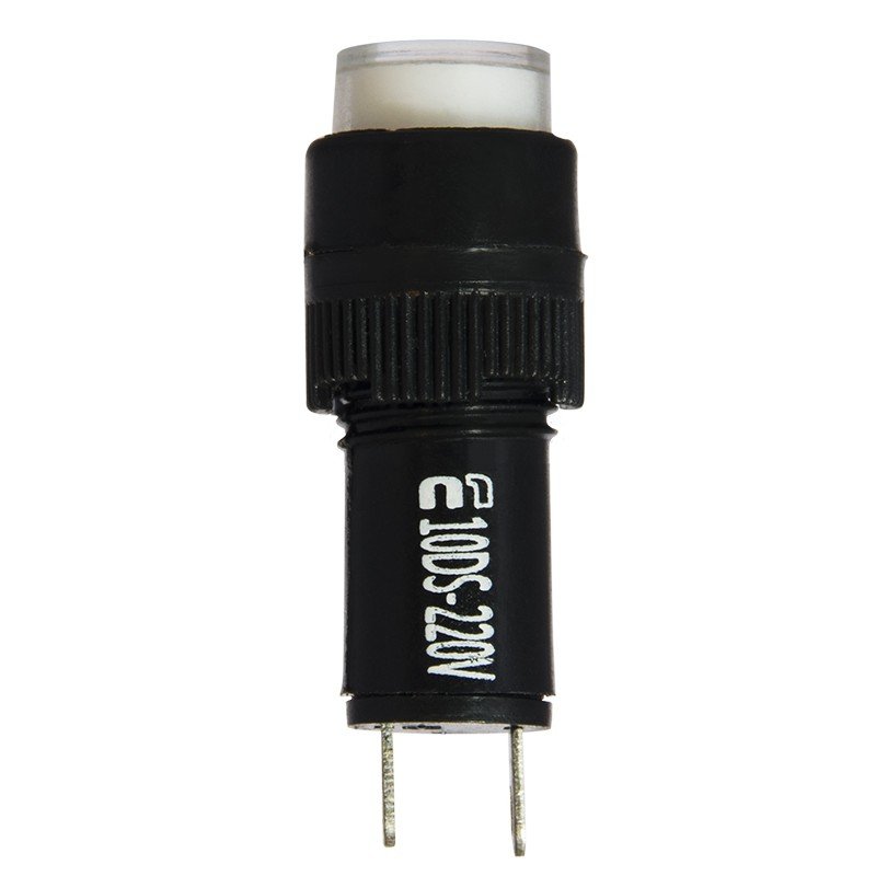 Сигнальна арматура AD22E-10DS біла 220V АC