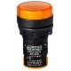 Сигнальна арматура AD22-22DS жовта 24V АC/DC
