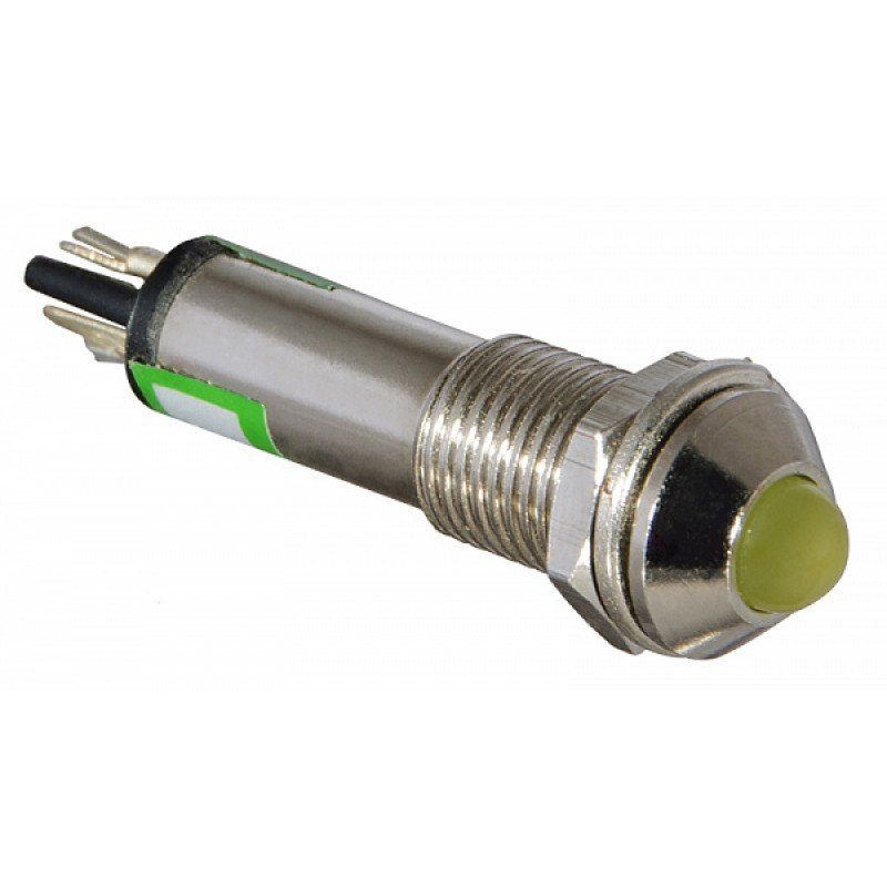 Сигнальна арматура AD22B-8 жовта 24V AC/DC