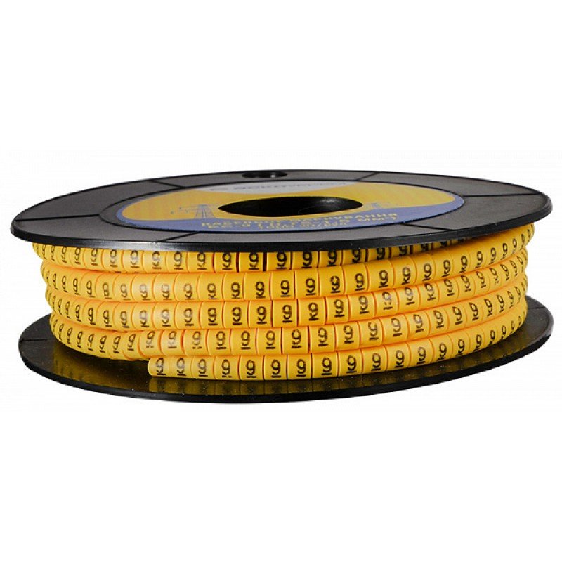 Маркування EC-0 0,75-1,5 кв.мм2 "9"