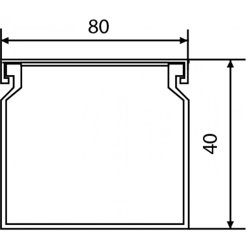 Короб АСКО УКРЕМ 80*40/2000мм