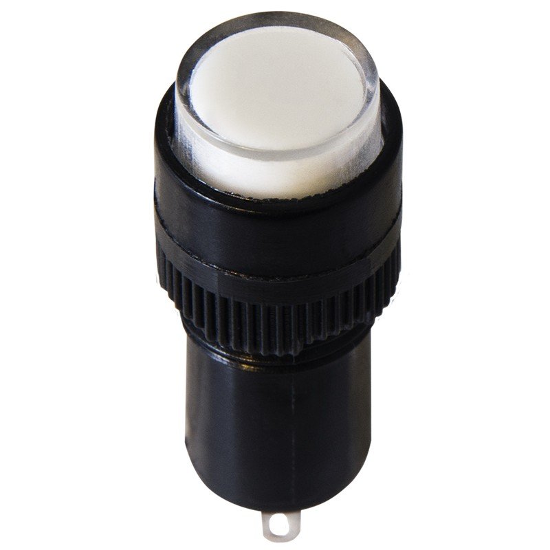 Сигнальна арматура AD22E-10DS біла 220V АC