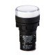 Сигнальна арматура AD22-22DS біла 220V DC
