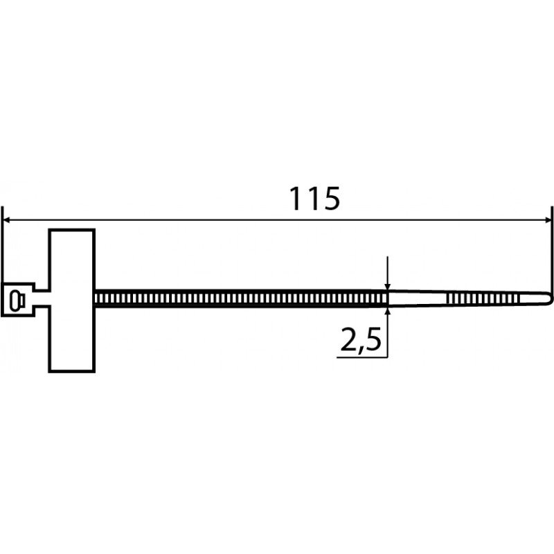 CHS-110MKT (хомут маркувальний) (100 шт.)