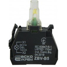 ZBV-B5 Блок для підсвіч. жовтий 24В для кнопок TB5