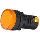 Сигнальна арматура AD22-22DS жовта 12V АC/DC