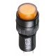 Сигнальна арматура AD22E-12DS жовта 24V АC/DC