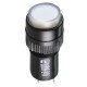 Сигнальна арматура AD22E-12DS біла 24V АC/DC