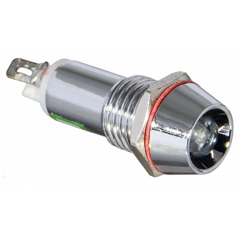 Сигнальна арматура AD22C-10 біла 220V AC