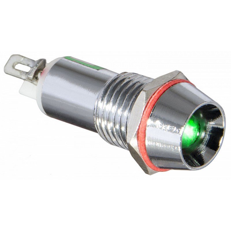 Сигнальна арматура AD22C-10 зелена 24V AC/DC