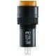 Сигнальна арматура AD22E-12DS жовта 24V АC/DC
