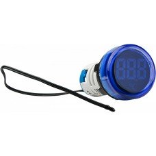 Круглий цифровий вимірювач температури ED16-22WD -25С - 150С (синій)