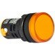 Сигнальна арматура AD22-22DS жовта 12V АC/DC