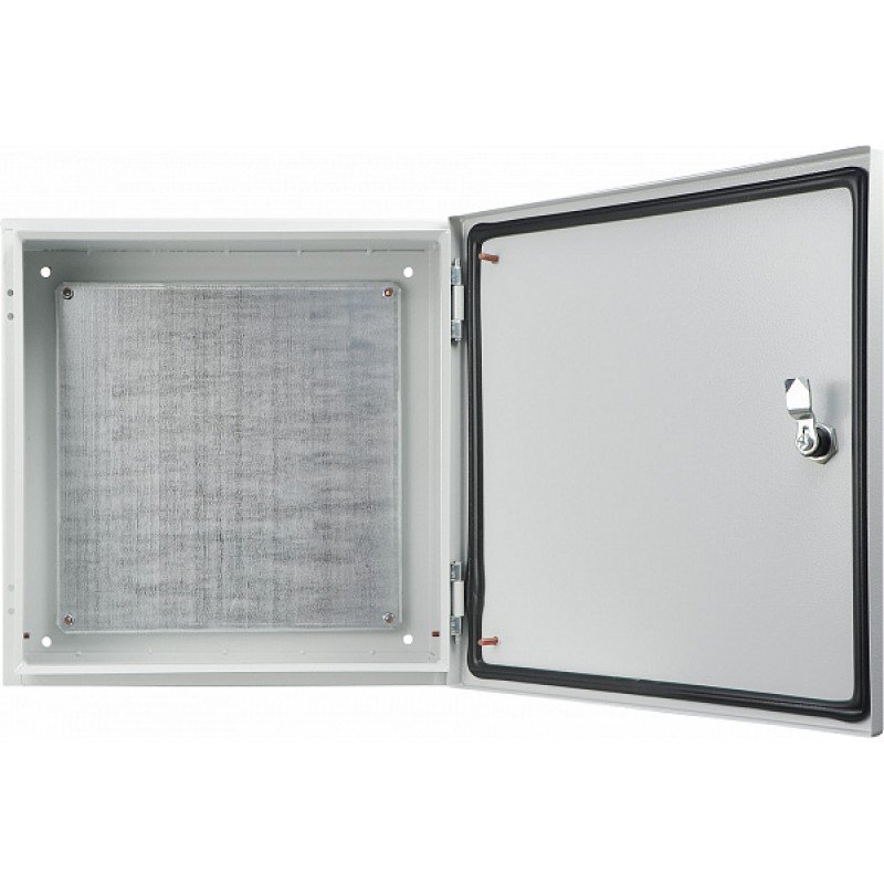 Корпус з монтажною панеллю металевий 40*40*25, IP54, серії UBox