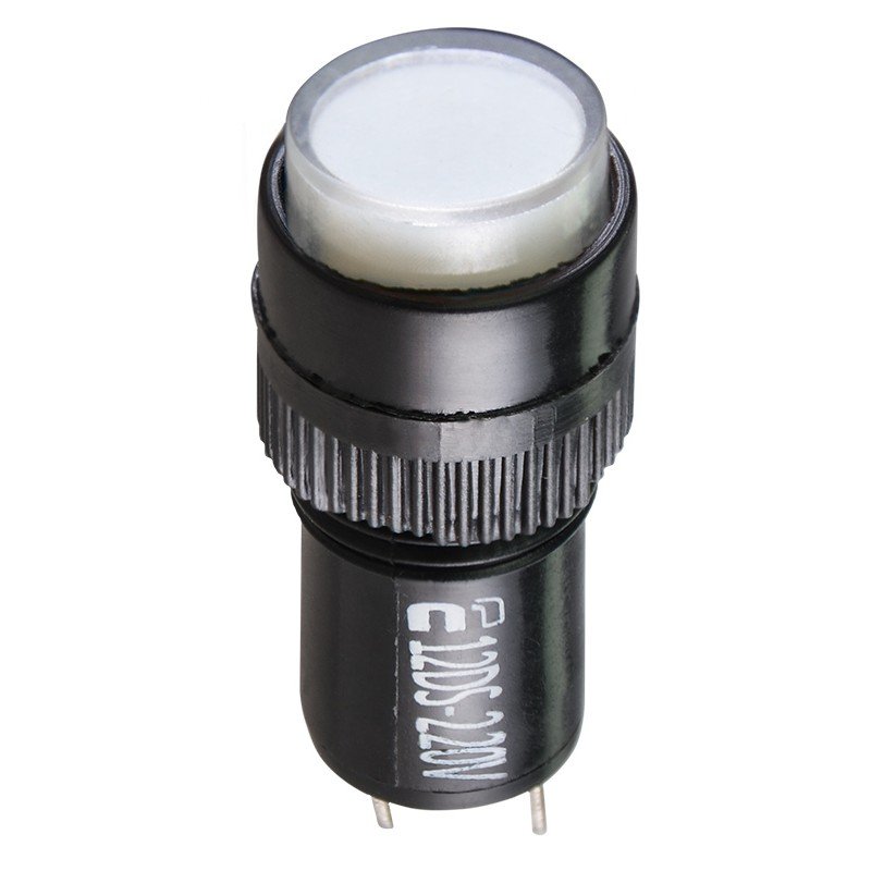 Сигнальна арматура AD22E-12DS біла 220V АC