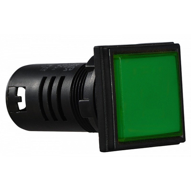 Сигнальна арматура AD22-22F зелена 220V АC