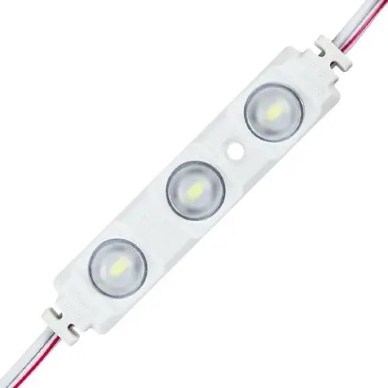 LED модуль VARGO 12V 1.5W білий IP67 70*15*8.5mm 160° SMD 5730 120-140lm (116948)