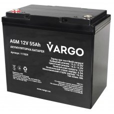 Акумулятор VARGO 12V 55AH (117829) свинцево-кислотний аккумулятор