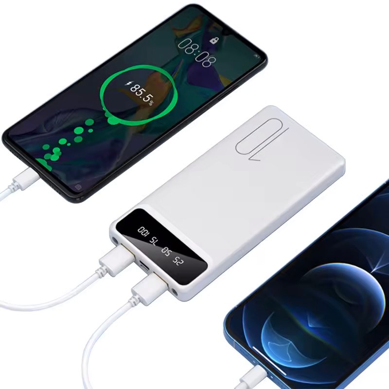 Power Bank 10 000mAh з ліхтариком (Micro, Type-C, УМБ, павербанк, зовнішній акумулятор, портативна батарея, павер банк, PowerBank, 10000 мах)
