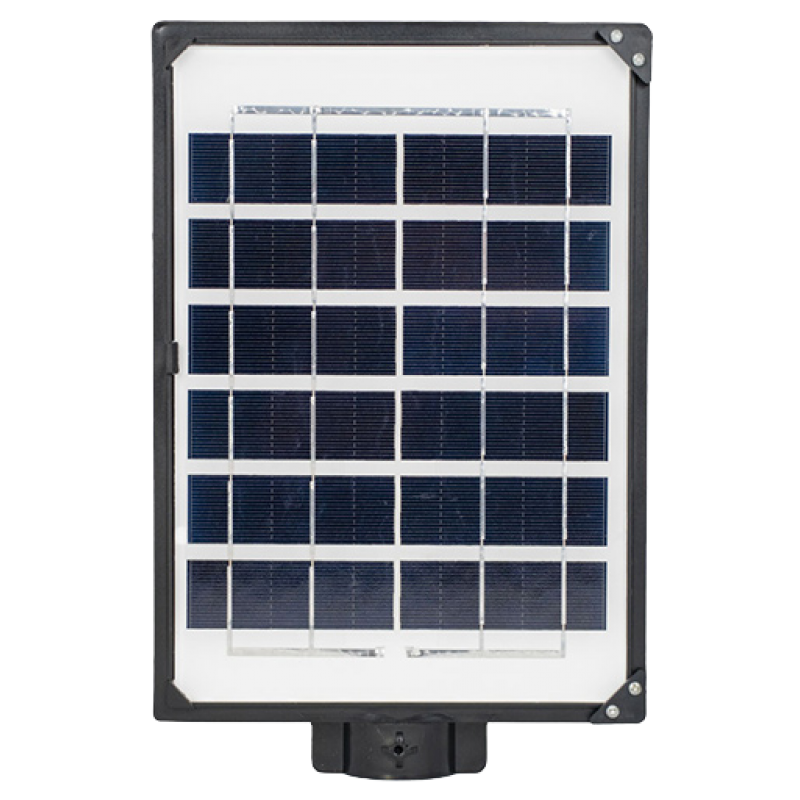 LED вуличний світильник на сонячній батареї UNILITE 30W 6500K, Акумулятор: 3.2V, 4.5Аh Сонячна панель: 6V, 4W, з датчик руху, 117917