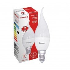 LED лампа VARGO C37 7W E14 4000K 665lm (115677)