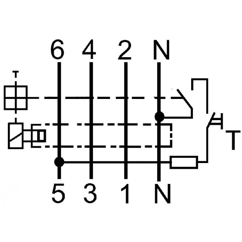 Диф.авт.вимикач DIFO-4 AC 40-50/0.03 002058226 Не виготовляється